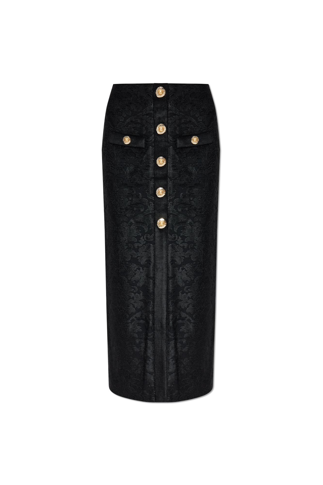 スカート BALMAIN Women Skirts CF1LC225SD29 Black Black Short leather skirt Balmain - Vitkac AS